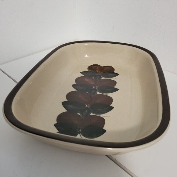 Two Vintage 70's Arabia of Finland Casserole and Sauce Bowl Ruija Pattern - Picture 4 of 4